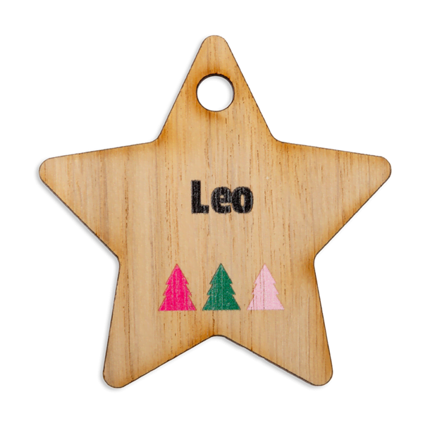 Einen Weihnachtsanhänger mit Gravur selbst herstellen 