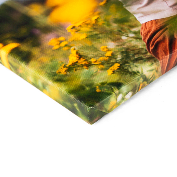 Detail Falzrand Foto auf Leinwand