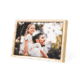 Vater und Tochter Foto auf Leinwand in Holzrahmen