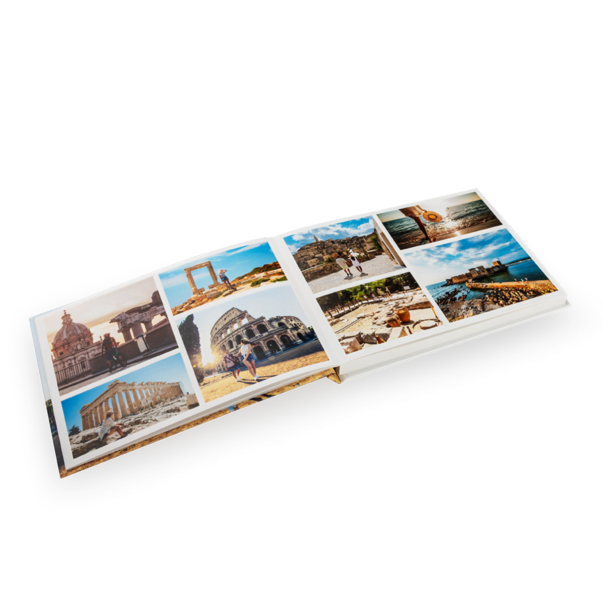 Premium Fotobuch A5 Querformat aufgeschlagen Premium Fotobuch A5 Querformat aufgeschlagen