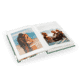 Premium Fotobuch A5 Hochformat aufgeschlagen