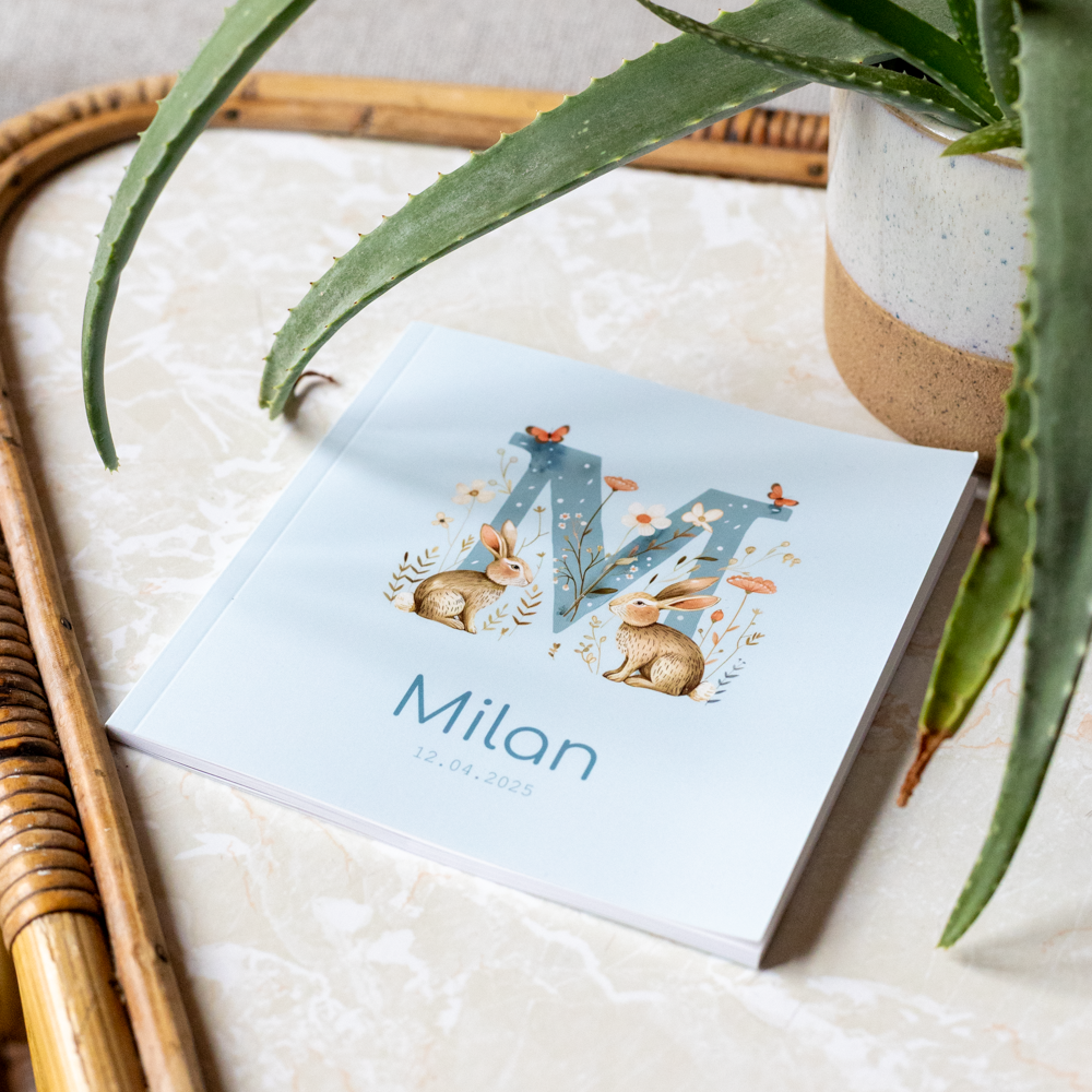 Softcover 15x15 auf Tisch