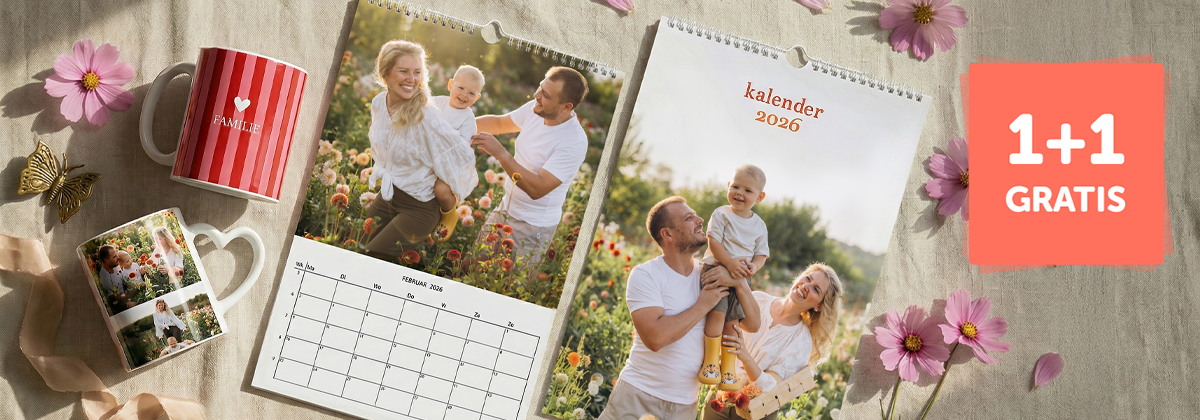Tassen und Kalender jetzt 1+1 gratis! Tassen und Kalender jetzt 1+1 gratis!