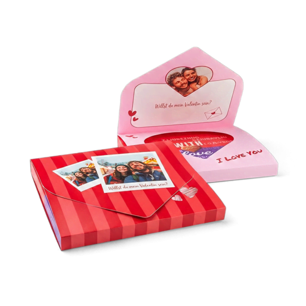 Milka Herz Seitenansicht