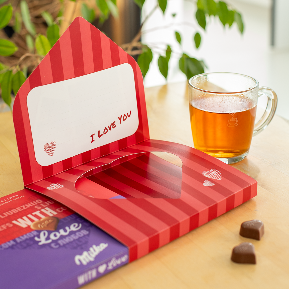 Milka Schokoladenherz personalisieren Milka Schokoladenherz personalisieren
