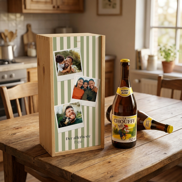 Bierkiste mit zwei Fächern