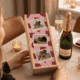 Champagnerkiste mit Herzchen-Motiv