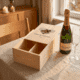 Champagnerkiste mit zwei Fächern