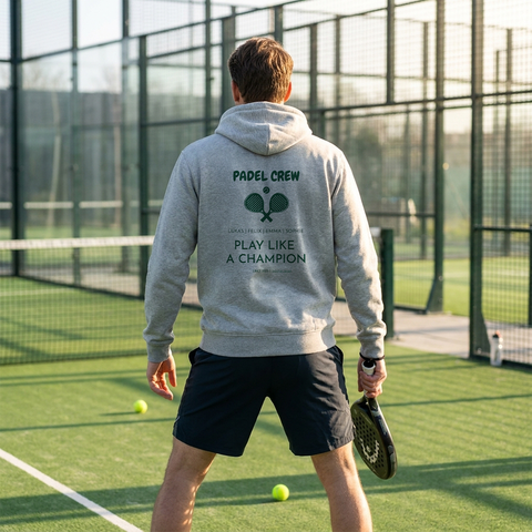 Hoodie grau padel Hoodie grau padel