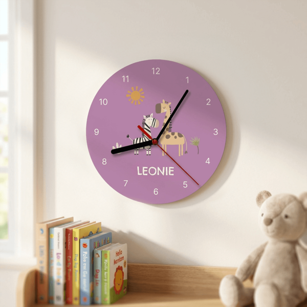 Eine Uhr mit Foto