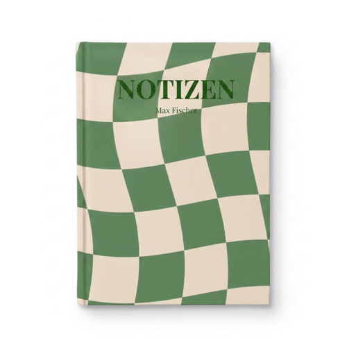 Hardcover Notizbuch A5 Hochformat