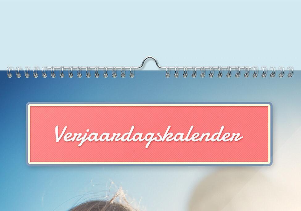 Verjaardagskalender A3 Liggend Verjaardagskalender A3 Liggend