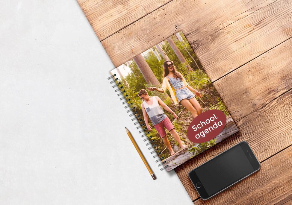 redden boom leerboek Zelf een schoolagenda maken en ontwerpen met je eigen foto's