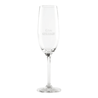 Champagneglas met naam Champagneglas met naam