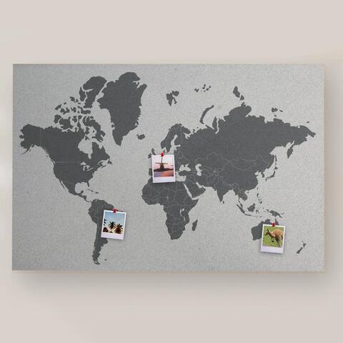 Wereldkaart kurk