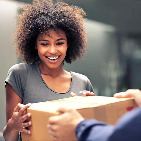 Wereldkaart bezorging