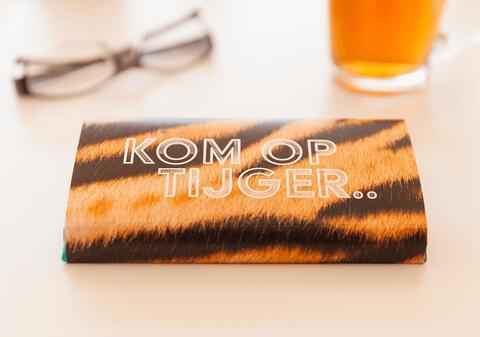 Unieke chocoladereep met eigen foto's en tekst