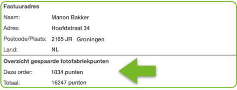 Stap 1: Punten sparen Stap 1: Punten sparen