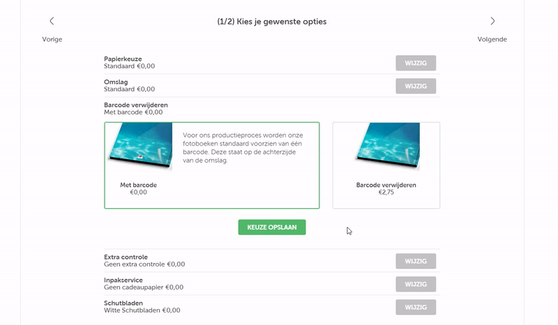 Barcode verwijderen Barcode verwijderen