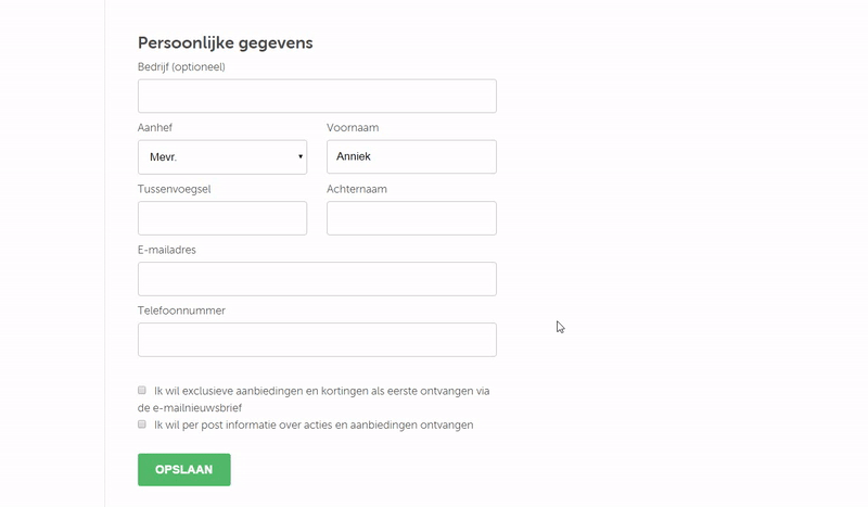 Aanmelden nieuwsbrief Aanmelden nieuwsbrief