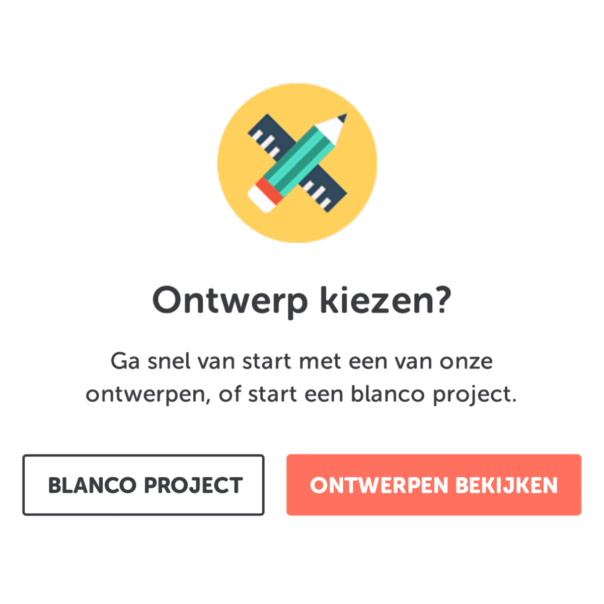thema kiezen online editor afbeelding toevoegen editor