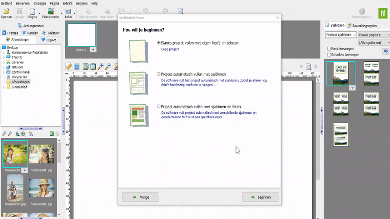 selecteer-sjablonen selecteer-sjablonen