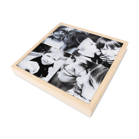 Vier mooie foto's in een lijst voor Moederdag