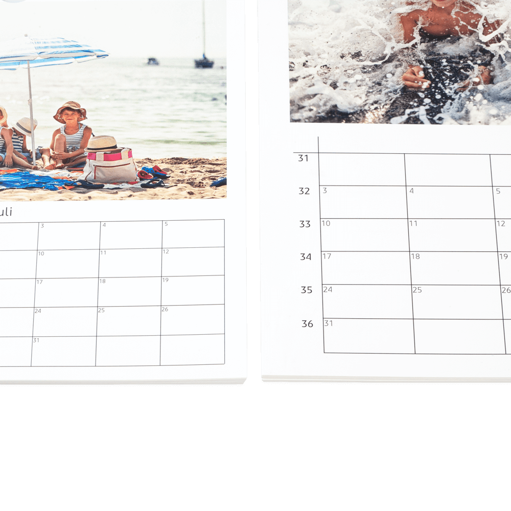 Jaarkalenders 30x30 vierkant maken Jaarkalenders 30x30 vierkant maken