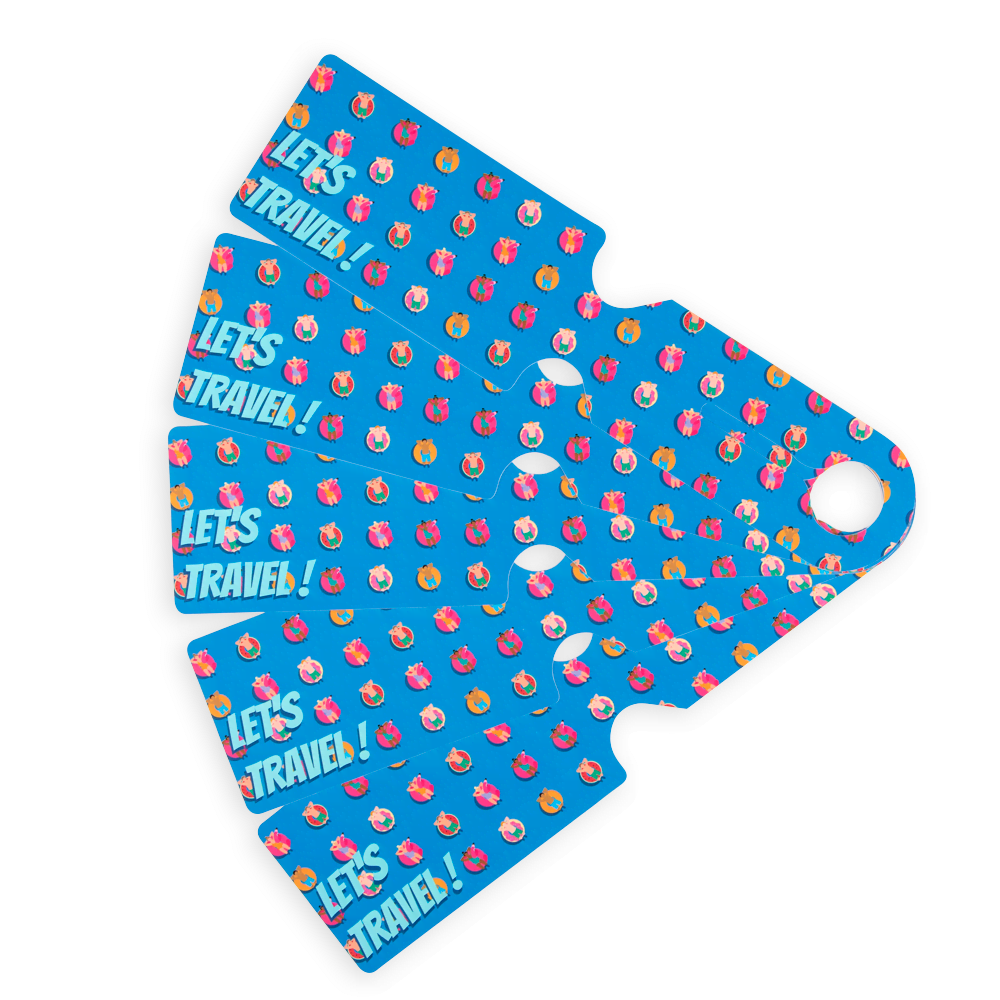 Bagagelabels bedrukken Bagagelabels bedrukken