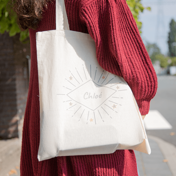 Tas met discount logo bedrukken