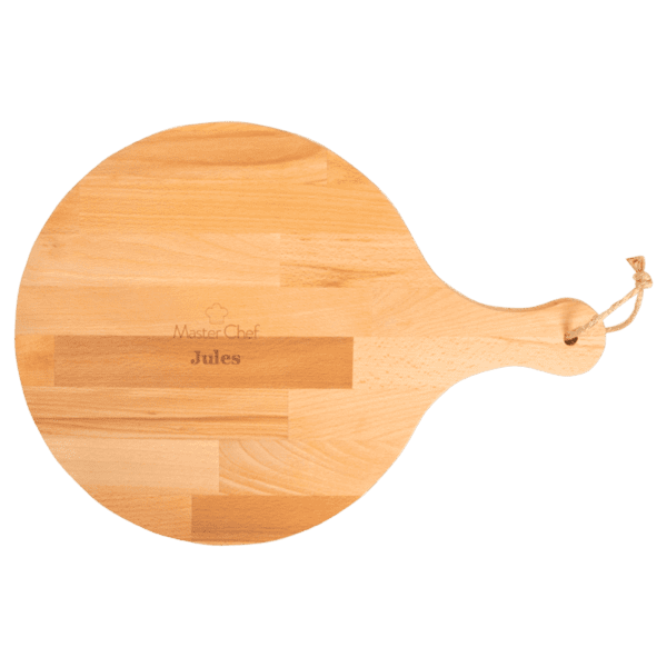 Serveerplank met naam