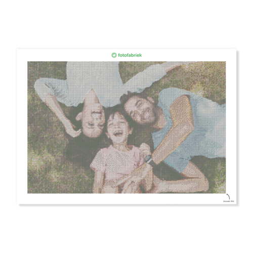 Diamond painting eigen foto 