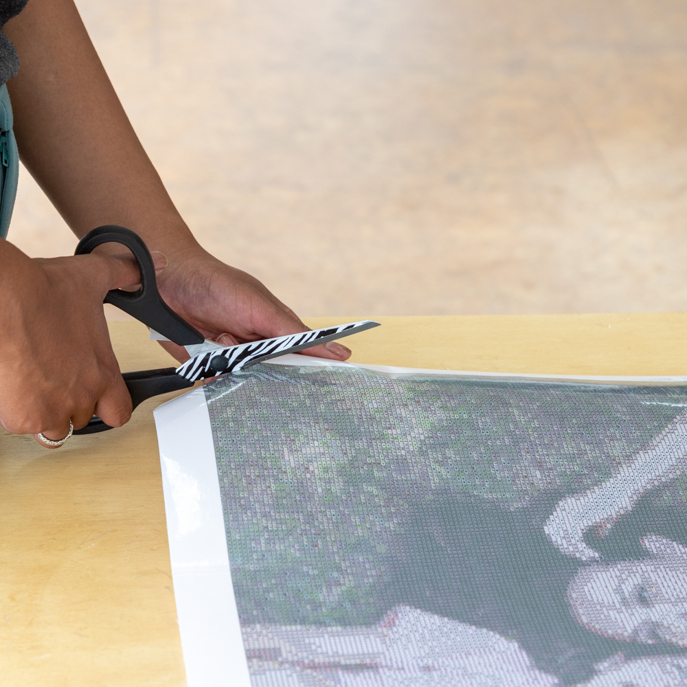 Diamond painting knippen en inlijsten Diamond painting knippen en inlijsten