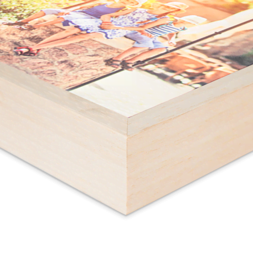 Tegels met houten lijst (licht) Tegels met houten lijst (licht)