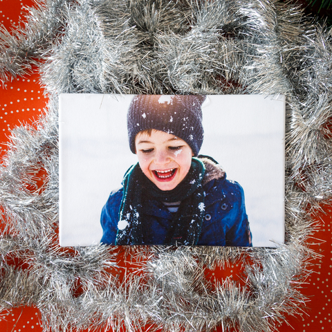 Kerstcadeau voor opa en oma canvas