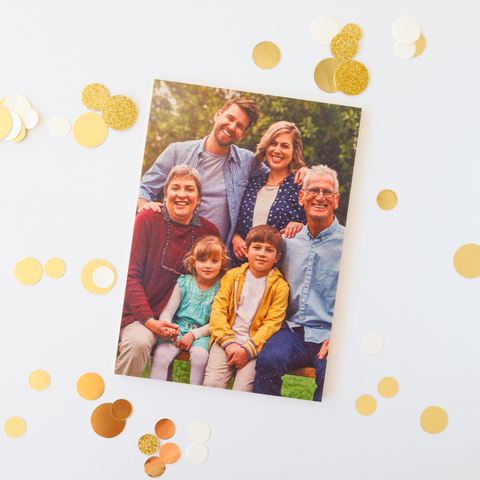 Bedankt cadeau voor opa en oma houten kaart