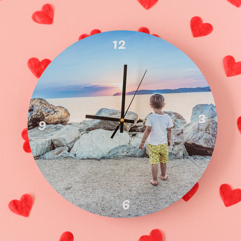 Moederdag klok met foto Moederdag klok met foto