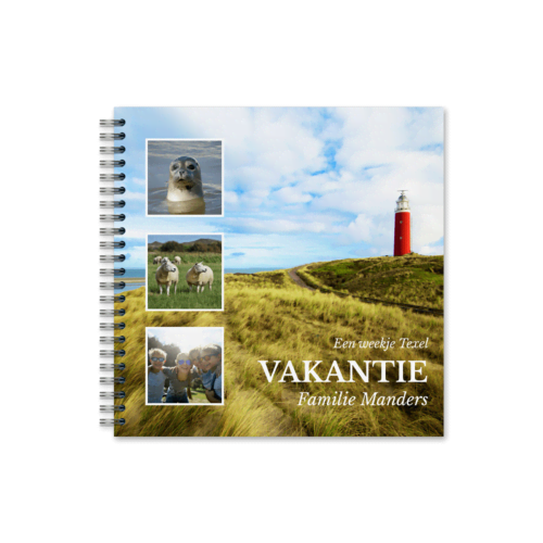 Fotoboek Spiraal 21x21 Vierkant Fotoboek Spiraal 21x21 Vierkant