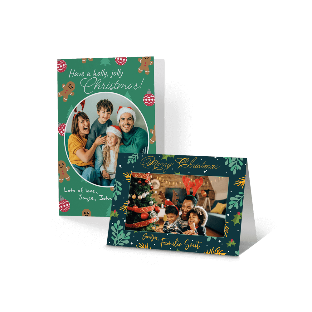 Kerstkaarten Dubbel A6 Liggend (8 st)