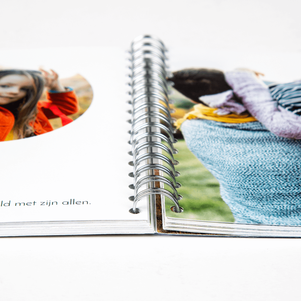 Fotoboek A5 liggend stevige spiraalbinding Fotoboek A5 liggend stevige spiraalbinding