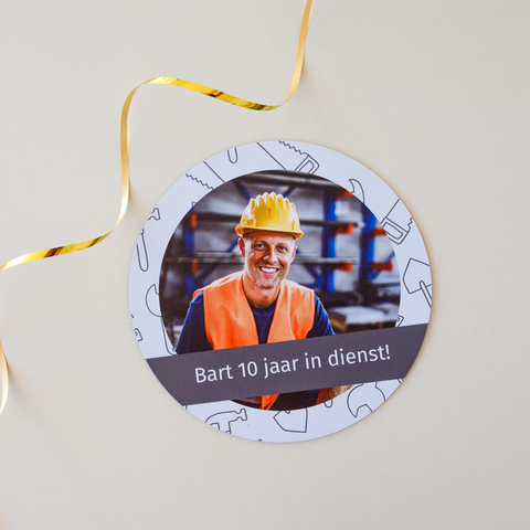 Jubileumcadeau voor hem muismat