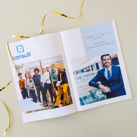 Jubileumcadeau voor hem tijdschrift