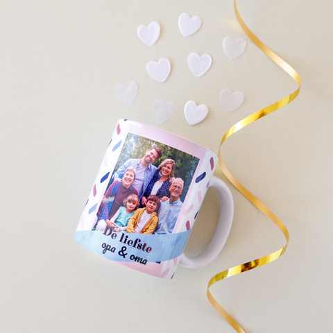 Jubileumcadeau voor opa en oma mok