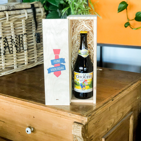 Vaderdagcadeau opa bierkist