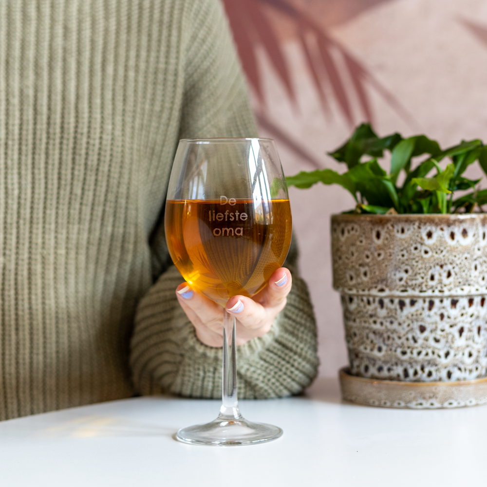 Wijnglas personaliseren Wijnglas personaliseren