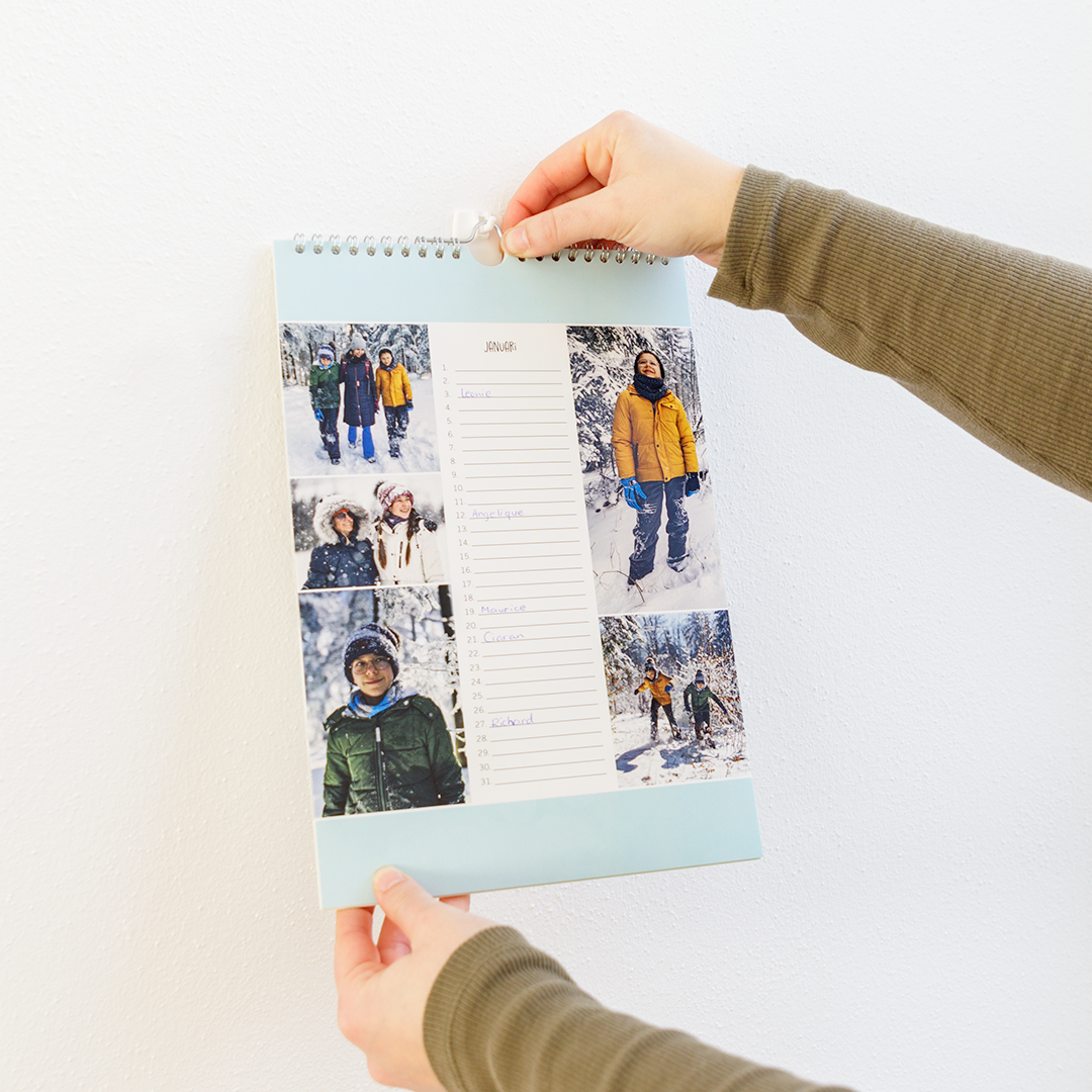 Fotokalenders a3 staand personaliseren Fotokalenders a3 staand personaliseren