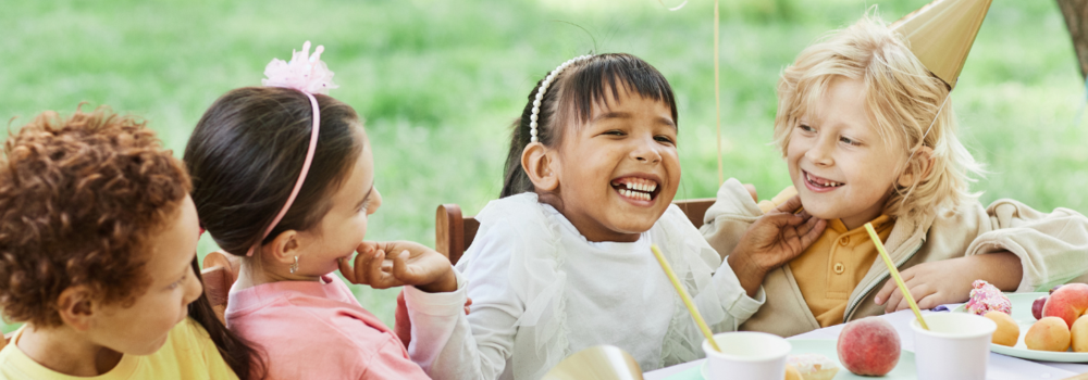 Aankleding voor kinderfeestje Aankleding voor kinderfeestje