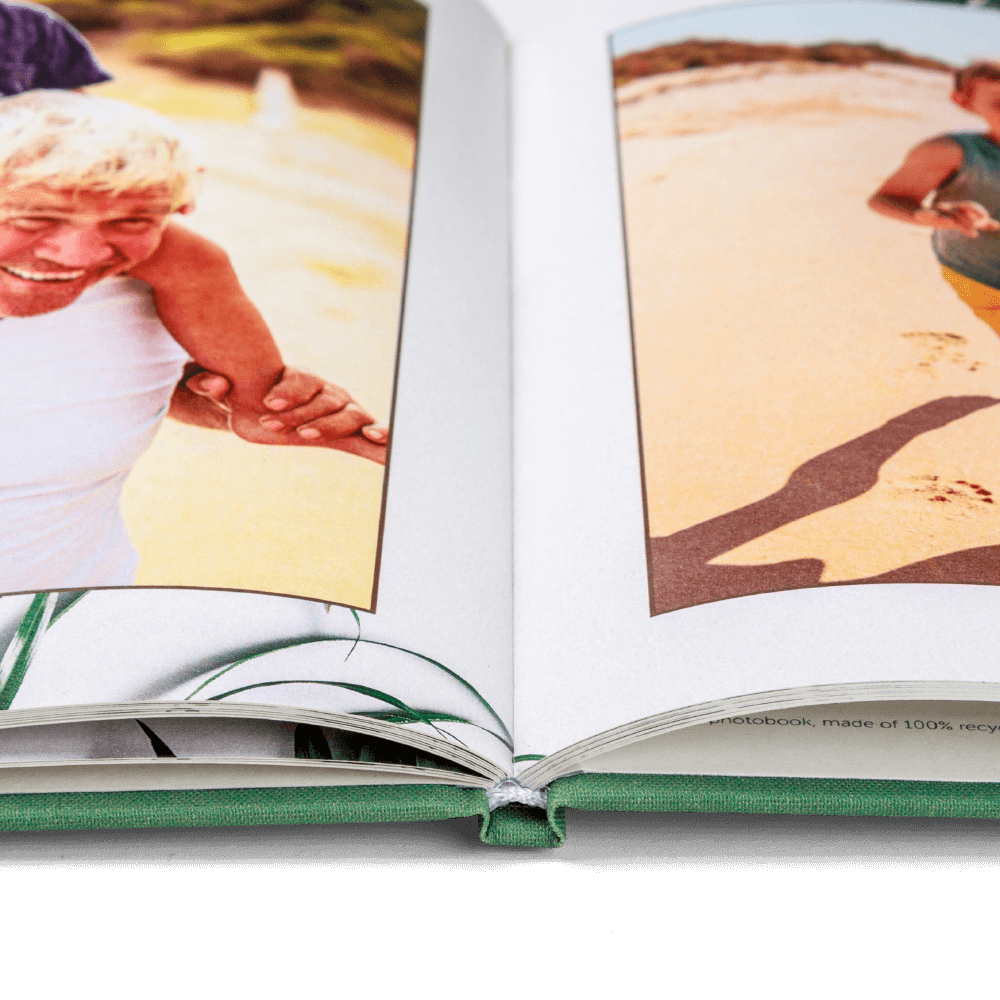 Grønn Fotoboek A5 Duurzame fotoboeken Fotofabriek