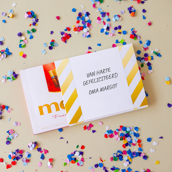 Merci chocolade personaliseren Merci chocolade personaliseren