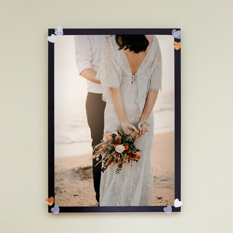 Foto in lijst voor hem